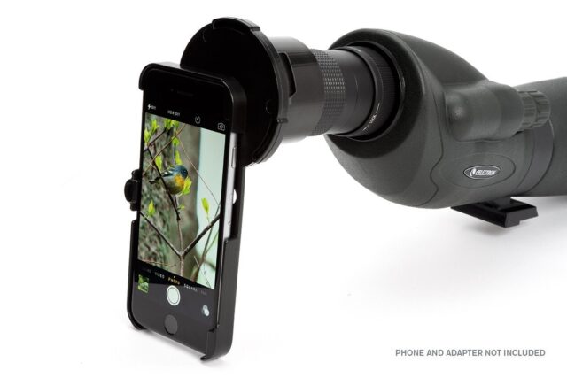 Celestron TrailSeeker 65 spotting scope 48x BaK-4 Black - imagine 9