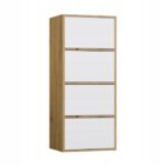 ALMA CHEST OF DRAWERS ARTISAN OAK/WHITE