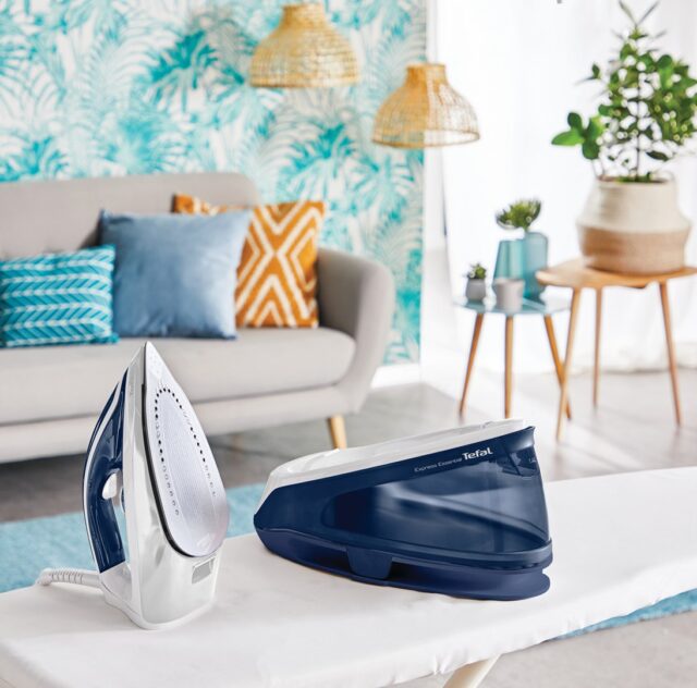 Tefal Express Essential SV6116 2200 W 1.4 L Blue  White - imagine 8