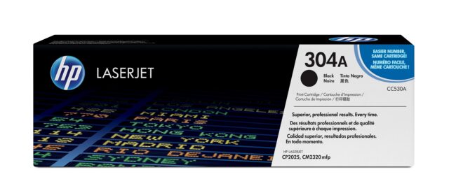 HP 304A Black Original LaserJet Toner Cartridge - imagine 2