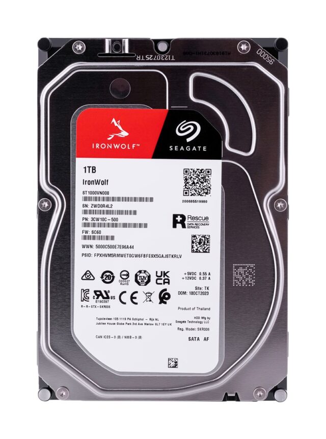 Seagate IronWolf internal hard drive 1 TB 256 MB 3.5  Serial ATA III (ST1000VN008) - imagine 4