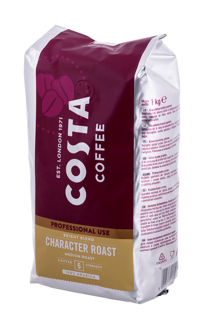 cps-1a50099a01b9f7be7299f401e43c33df-2026-03-02-15-21-02 Coffee Bean COSTA PROFESSIONAL 1KG BRIGHT BL 100% ARABICA - imagine 1