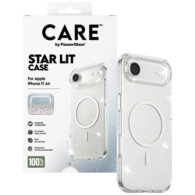 CARE by PanzerGlass Flagship Urban Explorer w. White MagSafe case for iPhone Air Star Lit - imagine 4