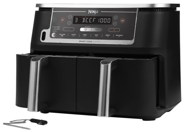 Ninja AF451EU fryer Single 9.5 L 2470 W Hot air fryer Black - imagine 4