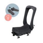 URBAN IKI Junior boot seat BLACK/BLACK SET key lock
