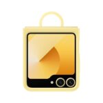 EF-PF741TYE Samsung Silikonový Kryt s Kroužkem pro Galaxy Z Flip 6/7 FE Yellow (Pošk. Balení)