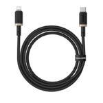 Baseus Dura Type C fast charging cable for iP 20 W 1 m Black  Gold