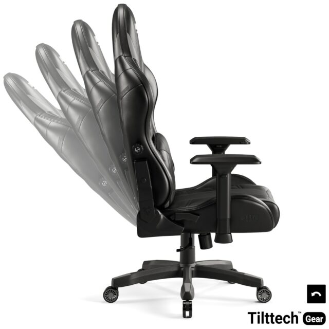 Gaming chair Diablo Chairs X-Ray 2.0 King Size black-gray - imagine 2