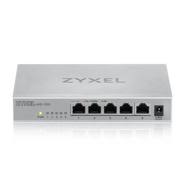 Zyxel XMG-105 Unmanaged 2.5G Ethernet (100/1000/2500) Grey - imagine 2
