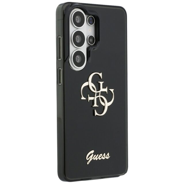Case Guess IML Big Metal 4G Script for    Samsung Galaxy S26 Ultra black - imagine 5