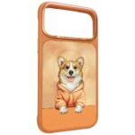 Etui Nimmy Gentle Pets Series Dog         MagSafe do iPhone 17 Pro pomarańczowy - imagine 3