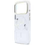 Case Karl Lagerfeld IML Choupettes Karl  Script Logo MagSafe for iPhone 17 Pro transparent - imagine 6