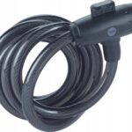 12 mm steel keyed bicycle cable - YCK0/12/200/2 Black