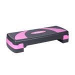 REBEL ACTIVE Step for aerobics and fitness exercises  3 levels  gray-purple - imagine 2