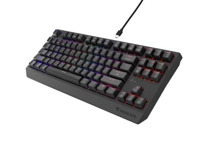 GENESIS Thor 230 TKL keyboard Gaming USB + RF Wireless + Bluetooth QWERTY Grey - imagine 6