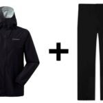 Kurtka Berghaus Deluge Pro 3.0 roz. M Czarna + Berghaus HILLWALKER OVRTRS AM BLK/BLK roz. M
