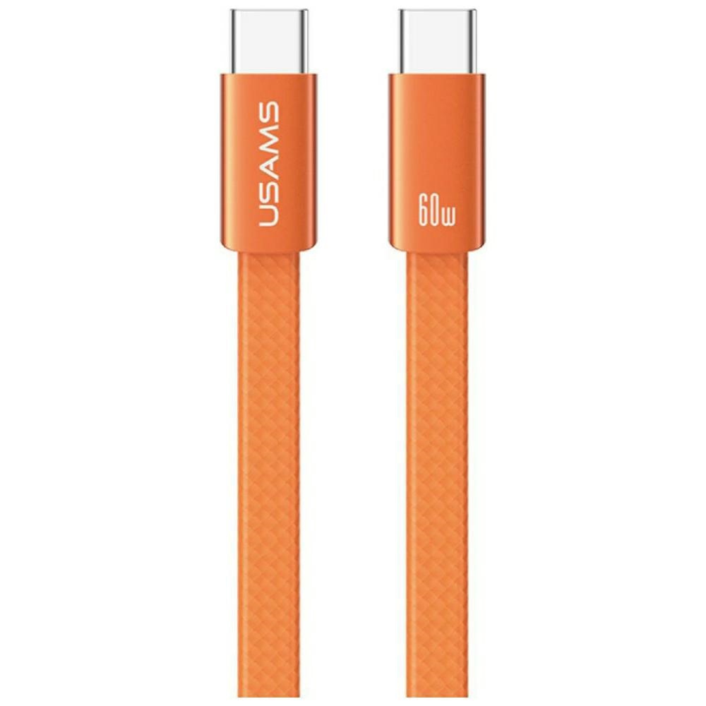cps-1cdda89e3e3df2e0db88ee7c7124c26a-2026-03-21-17-55-00 Cable USAMS U96 60W USB-C to USB-C 1.2m orange - imagine 1