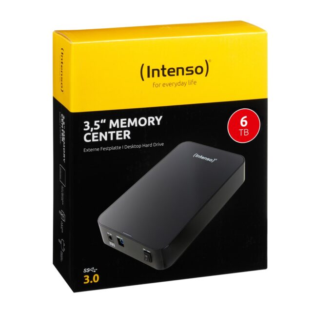 Intenso Memory Center external hard drive 6 TB Black - imagine 3