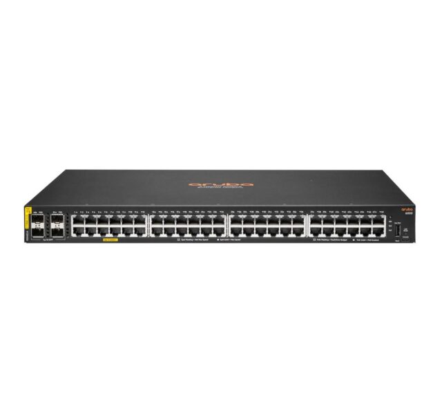 Aruba 6000 48G Class4 PoE 4SFP 370W Managed L3 Gigabit Ethernet (10/100/1000) Power over Ethernet (PoE) 1U - imagine 4