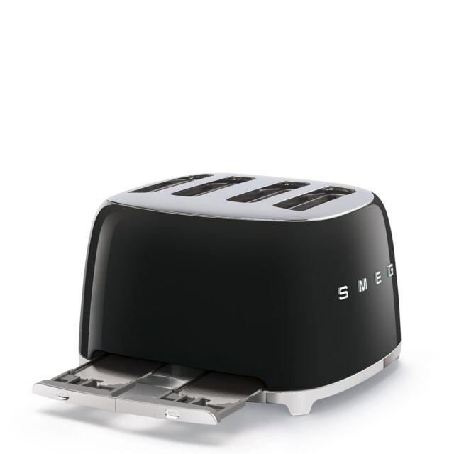 SMEG TSF03BLEU black toaster - imagine 4