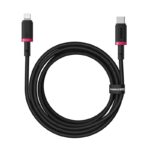 Baseus Dura Type C fast charging cable for iP 20 W 2 m Black  Red