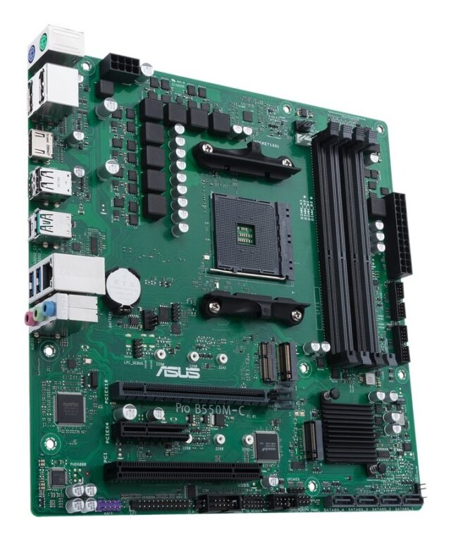 ASUS PRO B550M-C/CSM AMD B550 Socket AM4 micro ATX - imagine 3