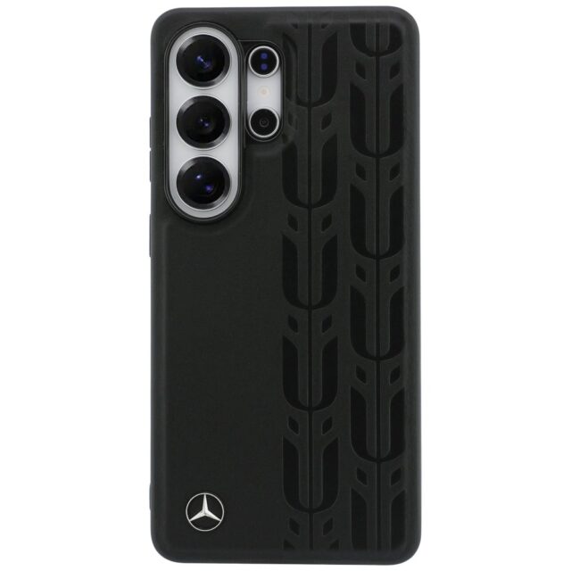 Case Mercedes Laurel Leaves MagSafe for   Samsung Galaxy S26 Ultra black - imagine 3