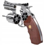 RANGER Python 357 Magnum 2.5  chrome KWC revolver cal. 4.5 BBs 6-shot. FULL METAL CO2 (AAKCMD661BZB)