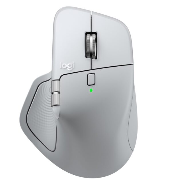 Logitech MX Master 4 for Mac- performance wireless mouse - Pale Grey - imagine 6