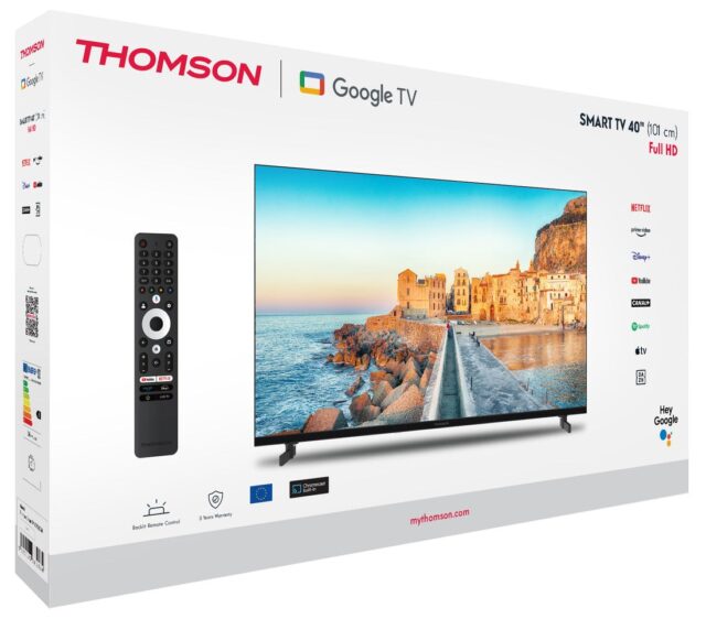 Thomson 40FG2S15 - 40  Full HD  Google TV  LED  black - imagine 6
