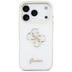Case Guess IML 4G Script Metal for iPhone 17 Pro Max white - imagine 3