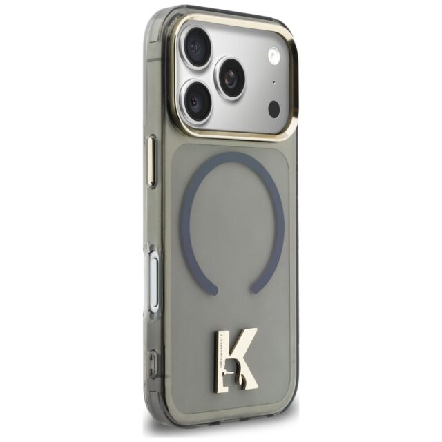Case Karl Lagerfeld IML K Head Logo      MagSafe for iPhone 17 Pro Max black - imagine 4