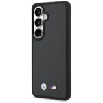 Case BMW M Kevlar Logo MagSafe for        Samsung Galaxy S26 black - imagine 2
