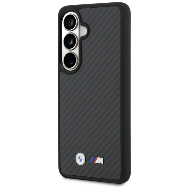 Case BMW M Kevlar Logo MagSafe for        Samsung Galaxy S26 black - imagine 2