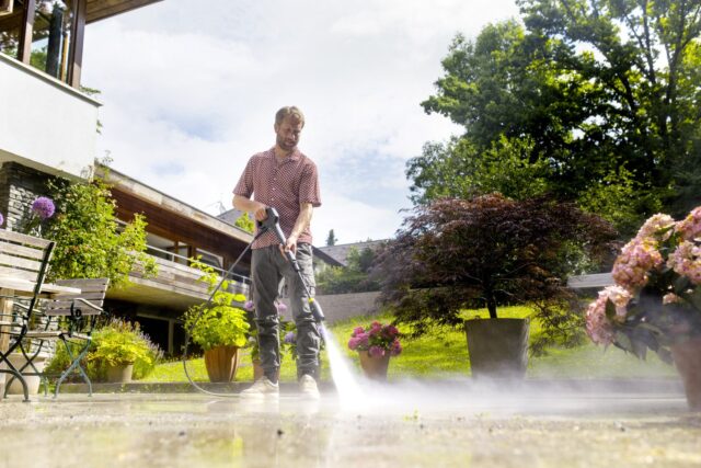 Kärcher K 4 Comfort Premium pressure washer Upright Electric 420 l/h Yellow - imagine 8