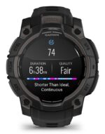 Garmin Instinct 3 AMOLED 3.05 cm (1.2 ) 45 mm Digital 390 x 390 pixels Touchscreen Black GPS (satellite) - imagine 9