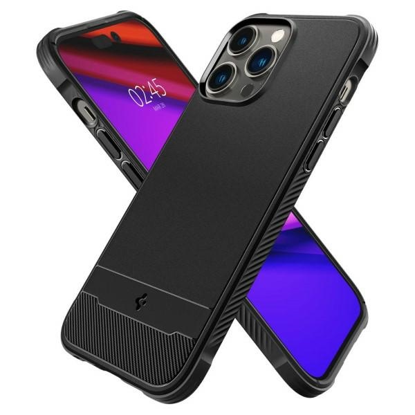 cps-1f74a5f85bd52f517af6deaf46d57d58-2026-03-22-03-47-13 Spigen Rugged Armor MAG iPhone 14 ProMax 6,7" Magsafe czarny/matte black ACS04812 - imagine 1