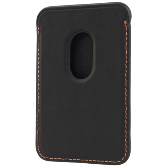 Magnetic Wallet Lamborghini Urus D8  Genuine Leather MagSafe orange - imagine 6