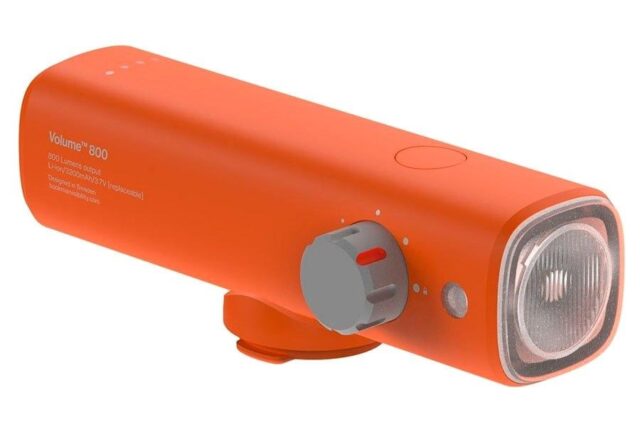 BOOKMAN Volume Front 800 bicycle light Orange - imagine 2
