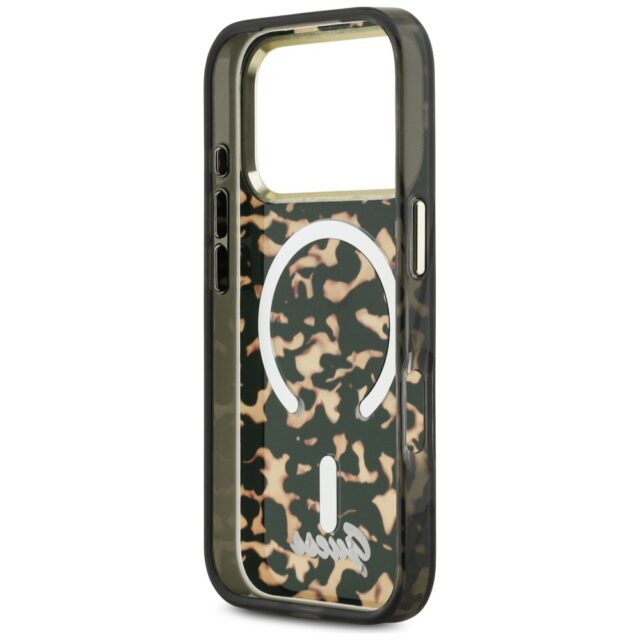 Case Guess IML Script Metal MagSafe for   iPhone 17 Pro tortoise - imagine 7