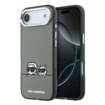 Karl Lagerfeld IML K&CH Heads Logo MagSafe Zadní Kryt pro iPhone Air Black