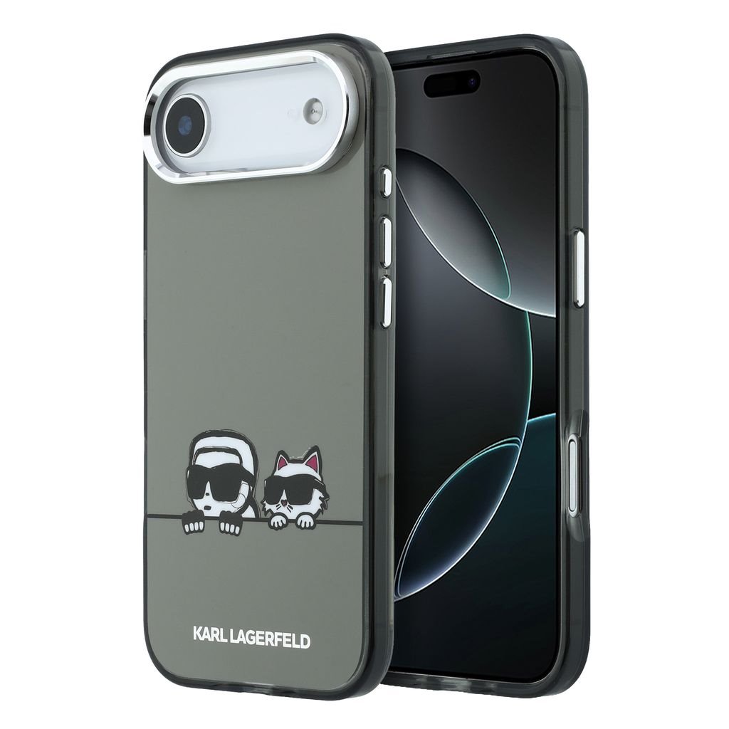 cps-204f09dfca85587e68d85674ad9837a2-2026-03-31-03-04-13 Karl Lagerfeld IML K&CH Heads Logo MagSafe Zadní Kryt pro iPhone Air Black - imagine 1