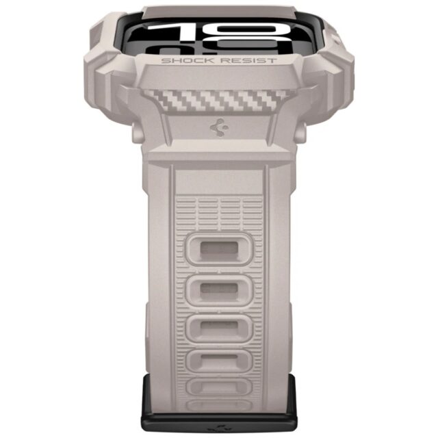 Etui Spigen Rugged Armor Pro V2 do Apple  Watch 10/11 (46mm) dune beige - imagine 5