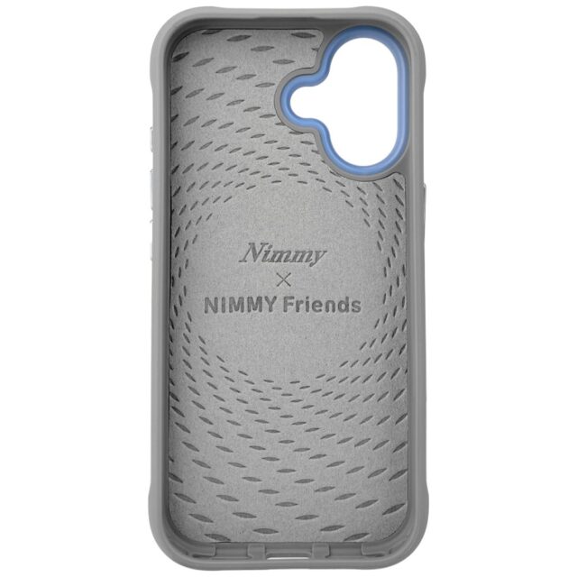 Case Nimmy Glasses Cool Dog for iPhone 17 grey - imagine 3