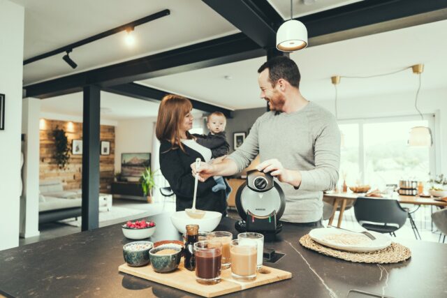 Severin WA 2103 waffle iron 4 waffle(s) 1200 W Black  Silver - imagine 8