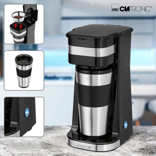Clatronic KA 3733 Fully-auto Drip coffee maker 0.4 L - imagine 5