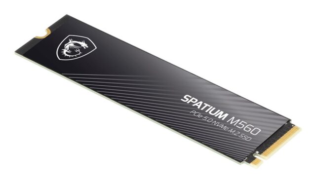 MSI Spatium M560 PCIE 5.0 NVME M.2 1TB PCI Express 5.0 3D NAND - imagine 4