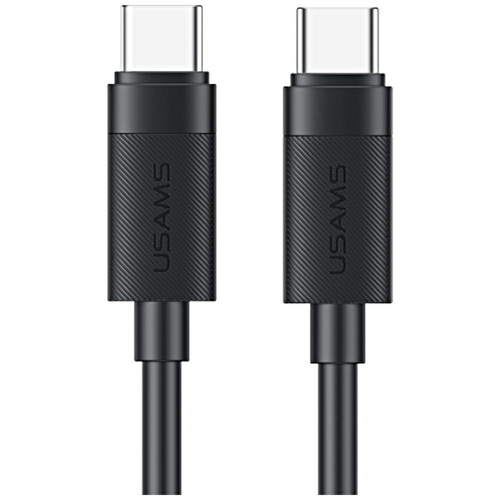 cps-2137c42e319bd17bbd297067f91bda08-2026-03-21-15-17-16 Cable USAMS U94 60W USB-C to USB-C 1m black - imagine 1