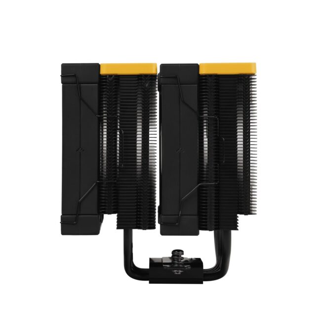 DeepCool AK620 Zero Dark Zoria Processor Air cooler 12 cm Black  Yellow 1 pc(s) - imagine 4