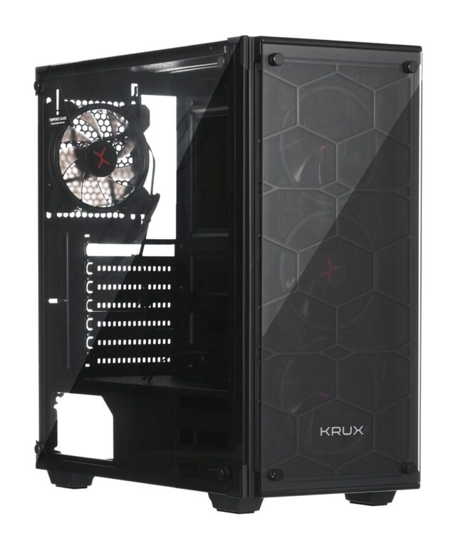 Krux LEDA ATX Tower Black - imagine 9